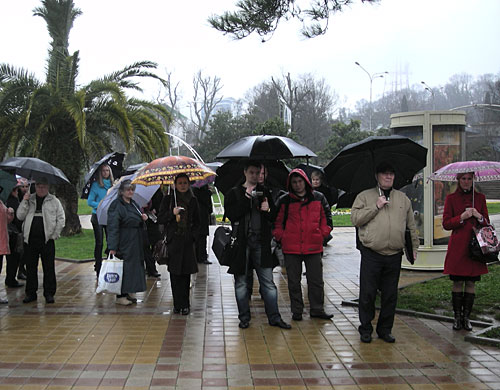 Сочи, акция в защиту прав избирателей. 19 февраля 2010 года. Фото "Кавказского Узла"