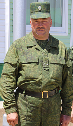 Командир 4-й военной базы полковник Александр Шушукин. Фото "Кавказского узла"