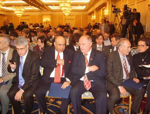 Участники Всероссийского мусульманского совещания. Москва, 25 марта 2011 г. Фото "Кавказского узла"