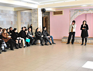 Собрание наблюдателей за выборами. Сочи, 17 марта 2012 г. Фото: Таисия Симонова для "Кавказского узла"