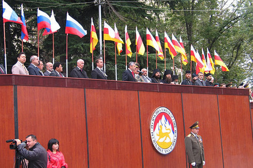День республики Южная Осетия. Цхинвал, 20 сентября 2009 года. Фото "Кавказского Узла"