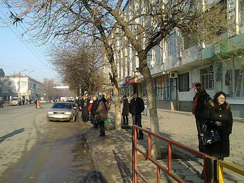 Дагестан, Махачкала, улица Коркмасова, январь 2010 года. Фото "Кавказского Узла"