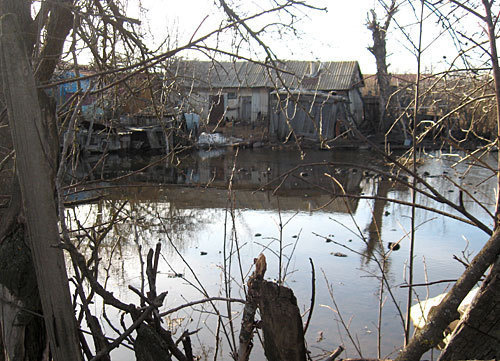 Волгоградская область, подтопление хуторов на реке Терса. 1 апреля 2010 года. Фото "Кавказского Узла"