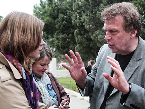 Норвежский режиссер Эрлинг Борген в Баку, 5 мая 2010 года. Турхан Каримов для "Кавказского Узла"