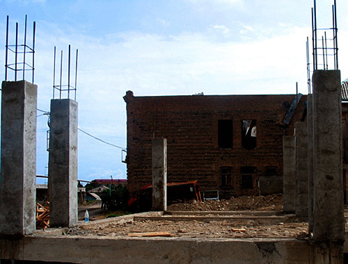 Восстановление Еврейского квартала Цхинвала (2009 год). Фото "Кавказского Узла"
