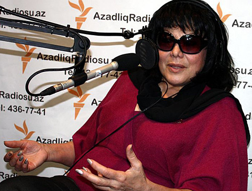 Флора Керимова. Баку, 21 апреля 2010 года. Фото с сайта www.azadliq.org