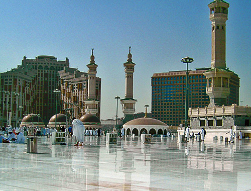Саудовская Аравия, Мекка, верхний сегмент Запретной мечети. Фото "Кавказского узла"