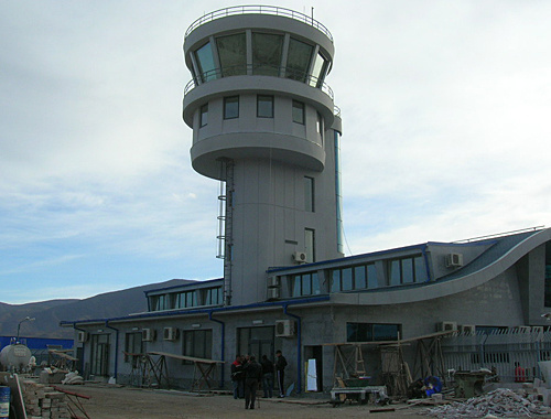 Строительство Степанакертского аэропорта, 30 ноября 2010 года. Фото "Кавказского узла"