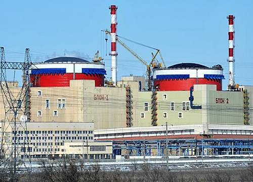 Ростовская АЭС. Фото с сайта http://vnpp.rosenergoatom.ru