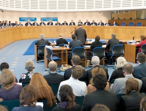 Слушания в Европейском суде по правам человека. Страсбург, 2010 г. Фото с сайта ЕСПЧ (http://www.echr.coe.int)