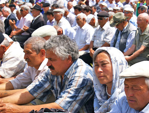 Третий Съезд ногайского народа. Дагестан, Ногайский район, 29 мая 2011. Фото: Якуб Уразакаев , noghay.ru