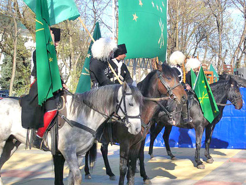День черкесского флага в Майкопе. Фото http://www.adygebrak.ru