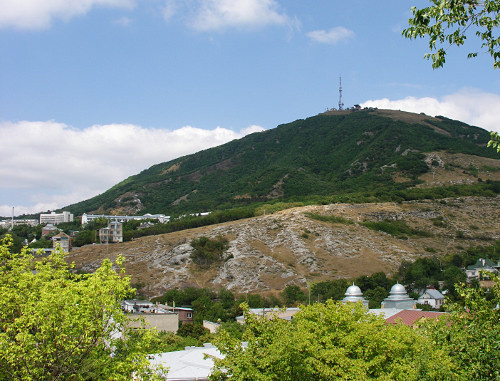 Гора Машук. Фото: Fastboy,  http://ru.wikipedia.org