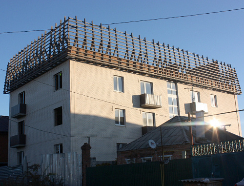 Ростов-на-Дону, недостроенный многоквартирный дом по улице Шекспира, 32. Фото: http://donnews.ru