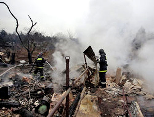 Пожар на магистральном газопроводе в Азербайджане, 11 января 2013 г. Фото: агентство международной информации «Новости-Азербайджан», http://newsazerbaijan.ru
Пожар на магистральном газопроводе в Азербайджане, 11 января 2013 г. Фото: агентство международной информации «Новости-Азербайджан», http://newsazerbaijan.ru