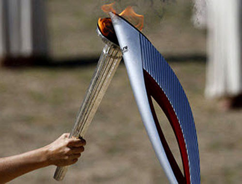 Олимпийский огонь. Фото http://fedpress.ru/