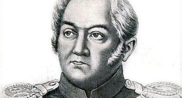 Адмирал Михаил Петрович Лазарев. (с гравюры И. Томсон, относяйщейся примерно к 1835 г.). Фото http://commons.wikimedia.org/