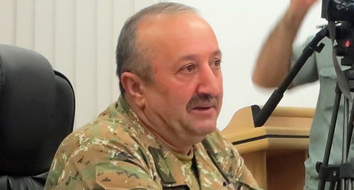 Министр обороны Нагорного Карабаха Мовсес Акопян. Фото Алвард Григорян для "Кавказского узла"