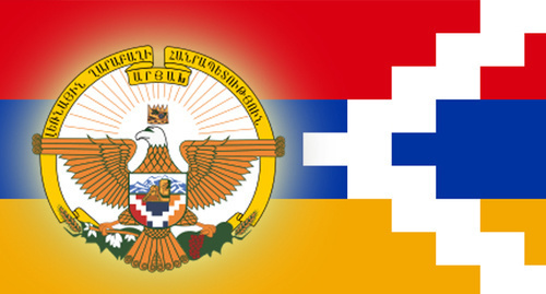 Флаг и герб Нагорного Карабаха. 01.09.2014 Кавказский узел