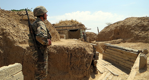 На передовой позиции Нагорного Карабаха. Август 2014 г. Фото Алвард Григорян для «Кавказского узла»