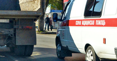 Машина скорой помощи. Фото Олега Пчелова для "Кавказского узал"