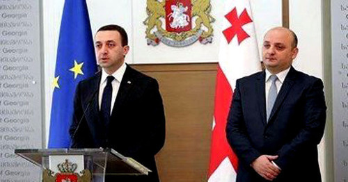 Ираклий Гарибашвили и Миндия Джанелидзе (справа). Фото http://newsgeorgia.ru/ Ираклий Гарибашвили и Миндия Джанелидзе (справа). Фото http://newsgeorgia.ru/