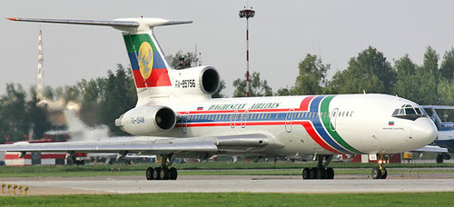 Самолет ТУ-154 Дагестанских авиалинии. Фото: Dmitriy Pichugin https://ru.wikipedia.org