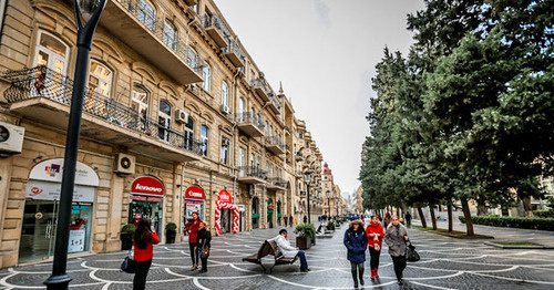 Улица Низами в Баку. Фото Азиза Каримова для "Кавказского узла"