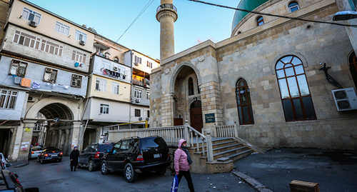Мечеть Фатима-Захра в Ясамальском районе Баку. Фото Азиза Каримова для "Кавказского узла"