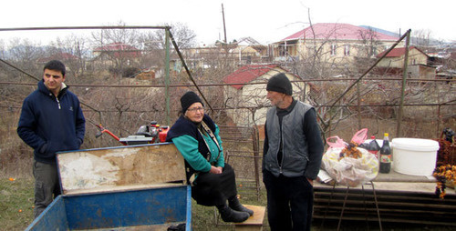 Жители села Эргнети. Фото Беслана Кмузова для "Кавказского узла"