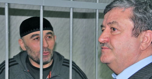 Курман-Али Байчоров и Алауди Мусаев (справа). Фото Магомеда Туаева для "Кавказского узла"
