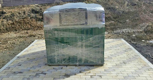 Новые подземные мусорные баки установлены в Магасе. Фото: пресс-служба мэрии Магаса