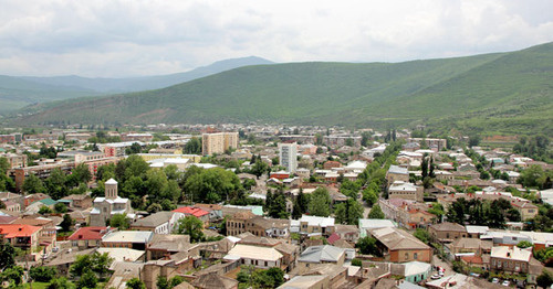 Гори, вид в сторону границы с Южной Осетией. Фото Магомеда Магомедова для "Кавказского узла" 