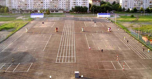 Спортивная площадка. Владикавказ. Фото пользователя stim http://wikimapia.org/