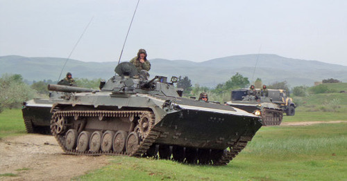 Грузино-американские военные учения на полигоне Вазиани. Грузия, 17 мая 2015 г. Фото Инны Кукуджановой для "Кавказского узла"