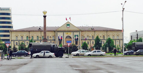 Мэрия Грозного. Фото Магомеда Магомедова для "Кавказского узла"