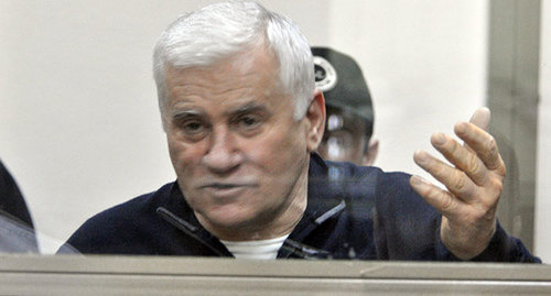 Саид Амиров в зале суда. Фото Олега Пчелова для "Кавказского узла"