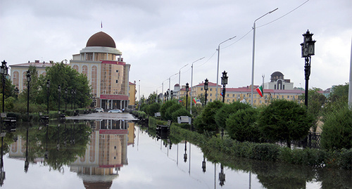 Здание Управления судебного департамента Чечни. Фото Магомеда Магомедова для "Кавказского узла"