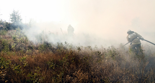 Лесной пожар в Серафимовичском районе Волгоградской области . Фото: http://34.mchs.gov.ru/pressroom/news/item/3135379/