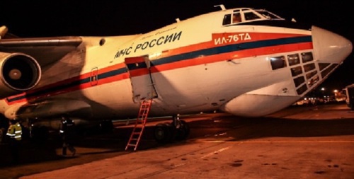 Самолет Ил-76 МЧС России. Фото: http://www.mchs.gov.ru/dop/info/smi/news/item/5227245/