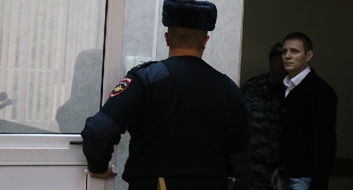 Василий Лямин в суде. Фото: http://vechorka.ru/article/eks-ministr-ostanetsya-pod-strazhey-do-aprelya/