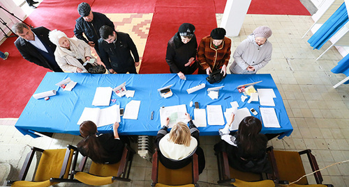 Избирательная комиссия на выборах. Фото Азиза Каримова для "Кавказского узла"