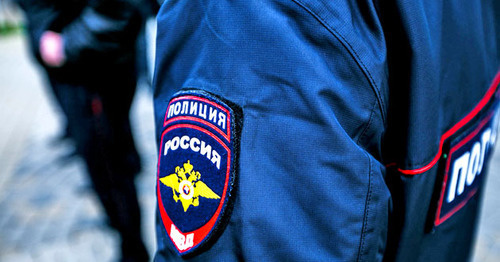 Шеврон сотрудника полиции. Фото: Денис Яковлев / Югополис