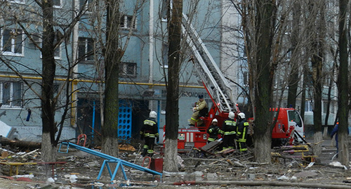 Взрыв газа в многоэтажке Волгограда. 20 декабря 2015 г. Фото Татьяны Филимоновой для "Кавказского узла"