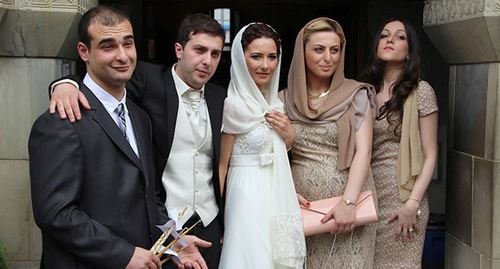 Грузинская свадьба. Фото Магомеда Магомедова для "Кавказского узла"
