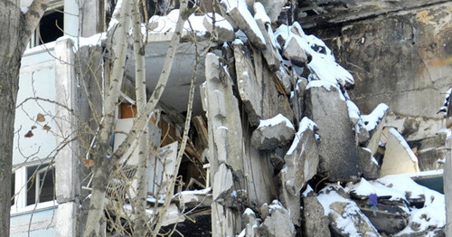 Разрушенный дом. Волгоград, январь 2016 г. Фото Татьяны Филимоновой для "Кавказского узла"