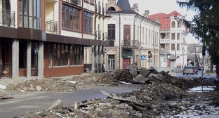 Предприниматели в Нальчике пожаловались на затягивание реконструкции Кабардинской улицы