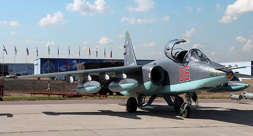 Су-25. Фото: Vitaly V. Kuzmin - http://vitalykuzmin.net/?q=node/467, https://ru.wikipedia.org/wiki/Су-25#/media/File:Sukhoi_Su-25SM_(2).jpg
