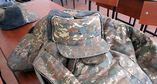 Военная форма Армии Нагорного Карабаха. Фото Алвард Григорян для "Кавказского узла"