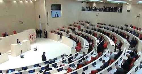 Заседание парламента Грузии. Фото http://minval.az/k/karlo-kopaliani